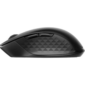 HP 435 Mouse - Bluetooth - USB Type A - 5 Button(s) - 4 Programmable Button(s) - Jack Black - Wireless - 2.40 GHz - 4000 d