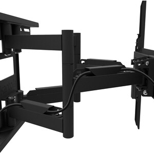 Kanto SDX600 Wall Mount for TV - Black - Height Adjustable - 1 Display(s) Supported - 37" to 65" Screen Support - 100 lb (