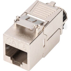 Digitus Nickel Plated Network Connector - 1 - 1 x RJ-45 Female Keystone - Shielding