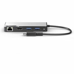 Alogic USB-C Fusion MAX 6-in-1 Hub V2 - for TV/Monitor/Projector/Notebook/Smartphone/Tablet/Desktop PC - 100 W - USB Type 