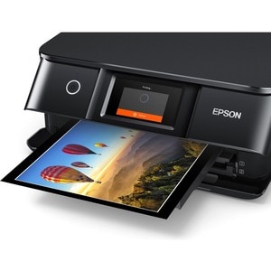 Epson Expression Photo XP-8700 Wireless Inkjet Multifunction Printer - Colour - Black - Copier/Printer/Scanner - 32 ppm Mo