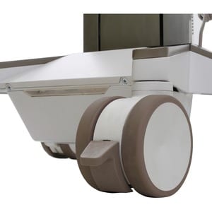 Carrello medico Ergotron CareFit - TAA Conforme - 1 Cassetto - Premi/Tira Maniglia - 17,01 kg Capacità - 4 Casters - 127 m