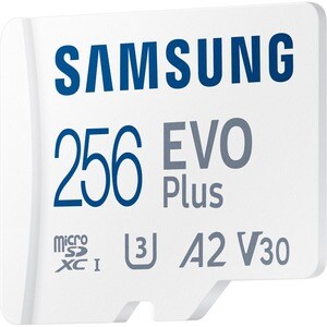 Samsung EVO Plus 256 GB Class 10/UHS-I (U3) V30 microSDXC - 130 MB/s Read - 10 Year Warranty