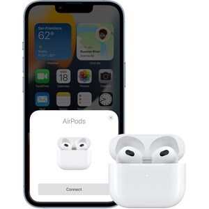 Apple AirPods (3rd generation) - Stereo - True Wireless - Bluetooth - Earbud - Binaural - In-ear - White