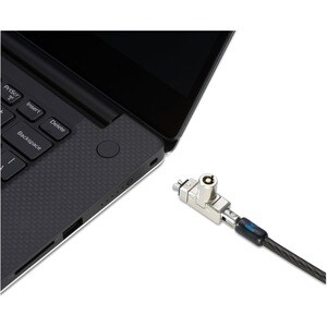 Kensington Slim N17 2.0 Keyed Laptop Lock for Wedge-Shaped Slots - 5.91 ft Cable - Keyed Lock - Carbon Steel - For Notebook