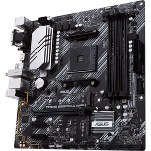 Carte Mère Asus Prime B550M-A WIFI II - AMD B550 Chipset - Socket AM4 - Micro ATX - Ryzen 3, Ryzen 5, Ryzen 7, Ryzen 9, Ry