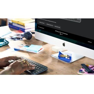 Logitech MX Keys Mini for Business Keyboard - Wireless Connectivity - International English - Graphite - Bluetooth - 10 m 