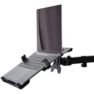 StarTech.com VESA Laptop Tray, Adjustable Monitor Arm Laptop Tray, Secures Notebooks up to 4.5kg (9.9lb), 75x75 & 100x100 