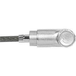 Targus DEFCON Ultimate Universal Keyed Single Head Lock, Retail - 6.5 ft (1.98 m) Cable - Patented T-bar/Key Lock - Silver