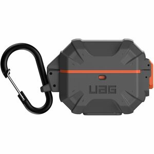Urban Armor Gear Pathfinder Rugged Charging Case Apple AirPods (Gen 3) - Silver, Orange - Water Proof, Dust Resistant, Dir