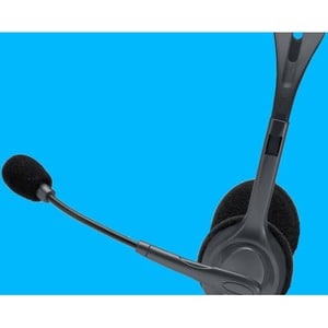 Logitech H111 有线 头戴式 立体声 耳机 - 双声道 - 上耳式 - 32 欧姆 - 20 Hz 到 20 kHz - 235 cm 线缆 - 迷你手机（3.5毫米）