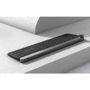 Logitech Craft 键盘 - 无线 连接 - USB 接口 - 蓝牙 - 10 m - PC, Mac
