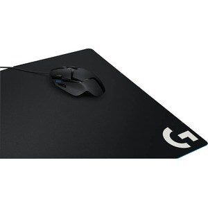 Logitech G 大号 游戏鼠标垫 - 纹理 x 460 毫米 x 3 毫米 尺寸 - 黑 - 橡胶