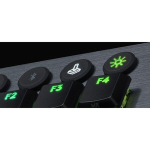 Logitech G G913 TKL 游戏键盘 - 有线/无线 连接 - USB 接口 - RGB LED - 机械 按键开关 - 蓝牙 - 播放/暂停, 音量控制, 跳过, 静音 热键 - 铬操作系统 - 台式计算机 - PC, Mac
