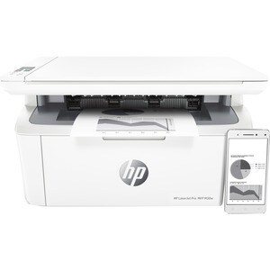 HP LaserJet Pro M30w 无线 激光多功能打印机 - 单色 - 复印机/打印机/扫描仪 - 20 ppm单色打印 - 600 x 600 dpi打印 - 高达 8000 每月页数 - 150 表输入 - 机器颜色 平板 扫描仪 