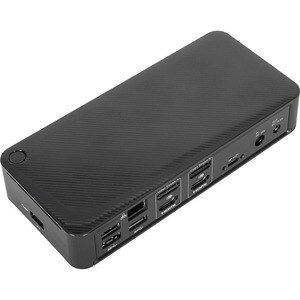 Targus DOCK182EUZ USB-Typ C Docking Station für Notebook/Workstation/Tastatur/Maus/Festplatte - Schwarz - 2 Unterstützte D