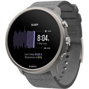 Suunto 7 Smart Watch - 50 mm Case Height - 50 mm Case Width - Stone Gray Titanium Body Color - Titanium Body Material - Gl