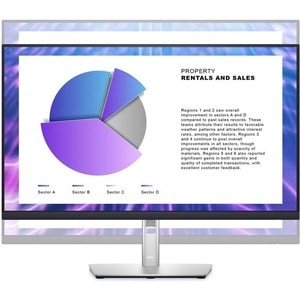 Dell P2722H 27" Class Full HD LCD Monitor - 16:9 - 68.6 cm (27") Viewable - In-plane Switching (IPS) Technology - WLED Bac