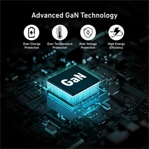 CODi 65W GaN Triple Port Wall Charger - USB-C and USB-A Quick Charge 3.0 outputs