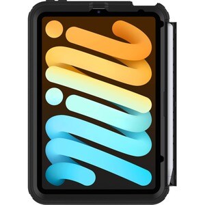 OtterBox Defender Series Pro Rugged Carrying Case (Holster) Apple iPad mini (6th Generation) Tablet - Black - Bacterial Re