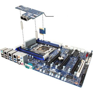 Gigabyte MW50-SV0 Server Motherboard - Intel C612 Chipset - Socket LGA 2011-v3 - ATX - 128 GB DDR4 SDRAM Maximum RAM - DIM