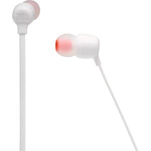 JBL TUNE 125BT Wireless Earbud Stereo Earset - White - Binaural - In-ear - Bluetooth - 16 Ohm - 20 Hz to 20 kHz
