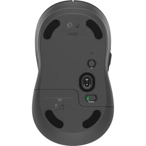 Logitech Signature M650 Mouse - Bluetooth/Radio Frequency - USB - Optical - 5 Button(s) - 5 Programmable Button(s) - Graph
