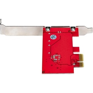 StarTech.com 2P6G-PCIE-SATA-CARD. Hostschnittstelle: PCIe, Output interface: SATA. Produktfarbe: Rot. Chipsatz: ASMedia - 