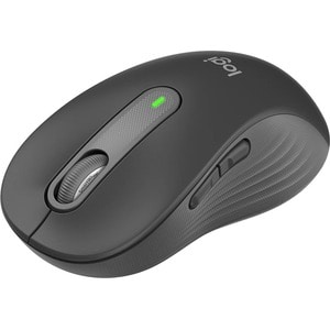 Logitech Signature M650 L Mouse - Bluetooth/Radio Frequency - USB - Optical - 5 Button(s) - 5 Programmable Button(s) - Gra