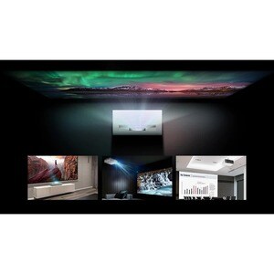 Proiettore DLP Montabile al soffitto LG CineBeam HU715Q Ultra Short Throw - 16:9 - Bianco - High Dynamic Range (HDR) - 384