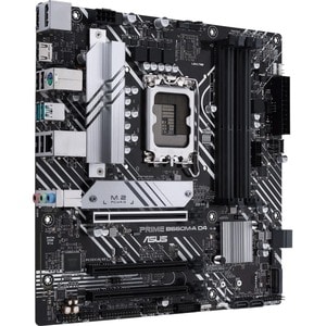 Asus Prime B660M-A D4 Desktop Motherboard - Intel B660 Chipset - Socket LGA-1700 - Intel Optane Memory Ready - Micro ATX -