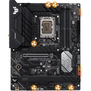 TUF GAMING H670-PRO WIFI D4 Gaming Desktop Motherboard - Intel H670 Chipset - Socket LGA-1700 - Intel Optane Memory Ready 