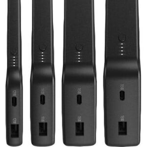OtterBox Power Bank - Black - 15000 mAh - 3 A - 5 V DC, 9 V DC, 12 V DC Output - 5 V, 9 V, 12 V Input - 2 x USB - Black