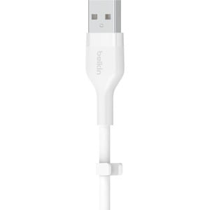 BELKIN BOOST CHARGE CABLE USB-A TO LTG SILICONE 1M WHITE