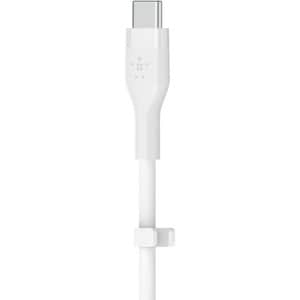 BELKIN BOOST CHARGE LIGHTNING TO USB-C SILICONE CABLE 1M WHITE