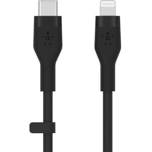 BELKIN BOOST CHARGE CABLE USB-C TO LTG SILICONE 2M BLACK