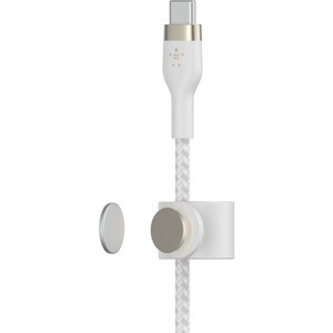 BELKIN BOOST CHARGE CABLE USB-C TO LTG BRD SILICON 1M WHT