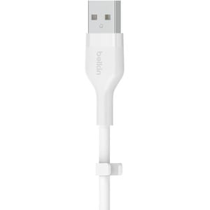 BELKIN BOOST CHARGE CABLE USB-A - USB-C BRD SILICON 1M WHT