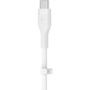 BELKIN BOOSTCHARGE USB-C TO C 2.0 SILICONE CABLE 2M WHITE