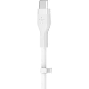 BELKIN BOOSTCHARGE USB-C TO C 2.0 SILICONE CABLE 3M WHITE