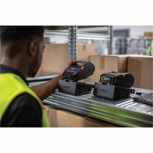 Brother RJ-3250WB-L Mobil Direktthermodrucker - Monochrom - Tragbar - Etiketten-/Quittungsdruck - Ethernet - USB - USB-Sch