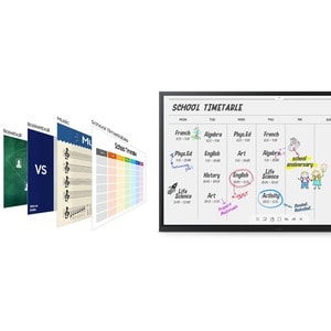 Samsung Flip 2 WM85R 85" Class LCD Touchscreen Monitor - 6 ms - 214.9 cm (84.6") Viewable - Infrared - 3840 x 2160 - 4K UH