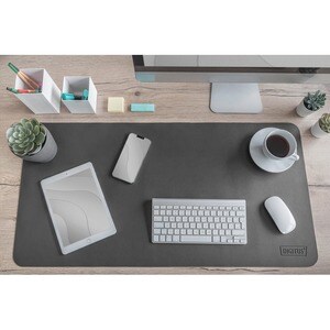 Digitus Gaming Mouse Pad - 2 mm x 900 mm x 430 mm Dimension - Dark Grey, Grey - Synthetic Leather - Dirt Resistant, Scratc