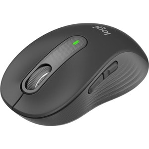 Logitech Signature M650 L Mouse - Bluetooth - USB Type A - Optical - 5 Button(s) - Graphite - Wireless - 2.40 GHz - 4000 d