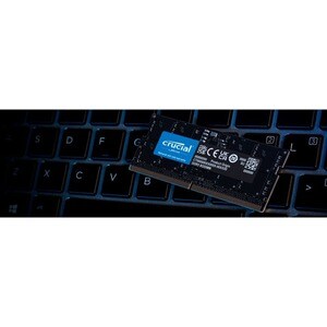 Micron 16GB DDR5 SDRAM Memory Module - For Notebook - 16 GB (1 x 16GB) - DDR5-4800/PC5-38400 DDR5 SDRAM - 4800 MHz Dual-ra