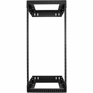 StarTech.com 2-Post 24U Heavy-Duty Wall Mount Network Rack, 19" Open Frame Server Rack with Adjustable Depth, Data Rack fo