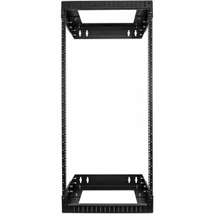 StarTech.com 2-Post 24U Heavy-Duty Wall Mount Network Rack, 19" Open Frame Server Rack with Adjustable Depth, Data Rack fo