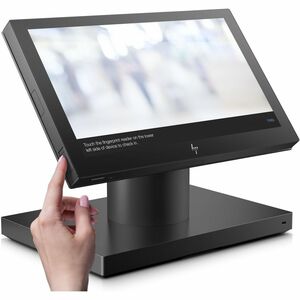 HP Engage One Essential POS Terminal - Celeron N6211 3 GHz - 8 GB DDR4 SDRAM 128 GB PCIe NVMe - 14" Touchscreen UHD Graphi