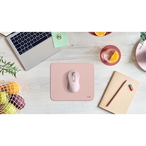 Logitech Studio Series Mouse Pad - 200 mm x 230 mm Dimension - Dark Rose - Polyester - Anti-fray, Spill Resistant, Anti-slip