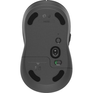 Logitech Signature M650 Mouse - Bluetooth - USB - Optical - 5 Button(s) - 5 Programmable Button(s) - Graphite - Wireless -